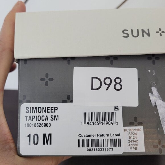 NEW Sun Stone Simonee Ankle-Strap Platform S Tapioca 10M Beige Sandals Women's - Picture 10 of 10